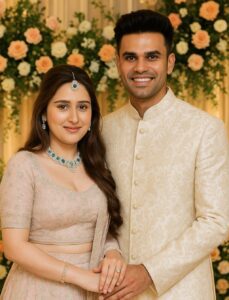 Arjun Tendulkar Saania Chandok Engagement