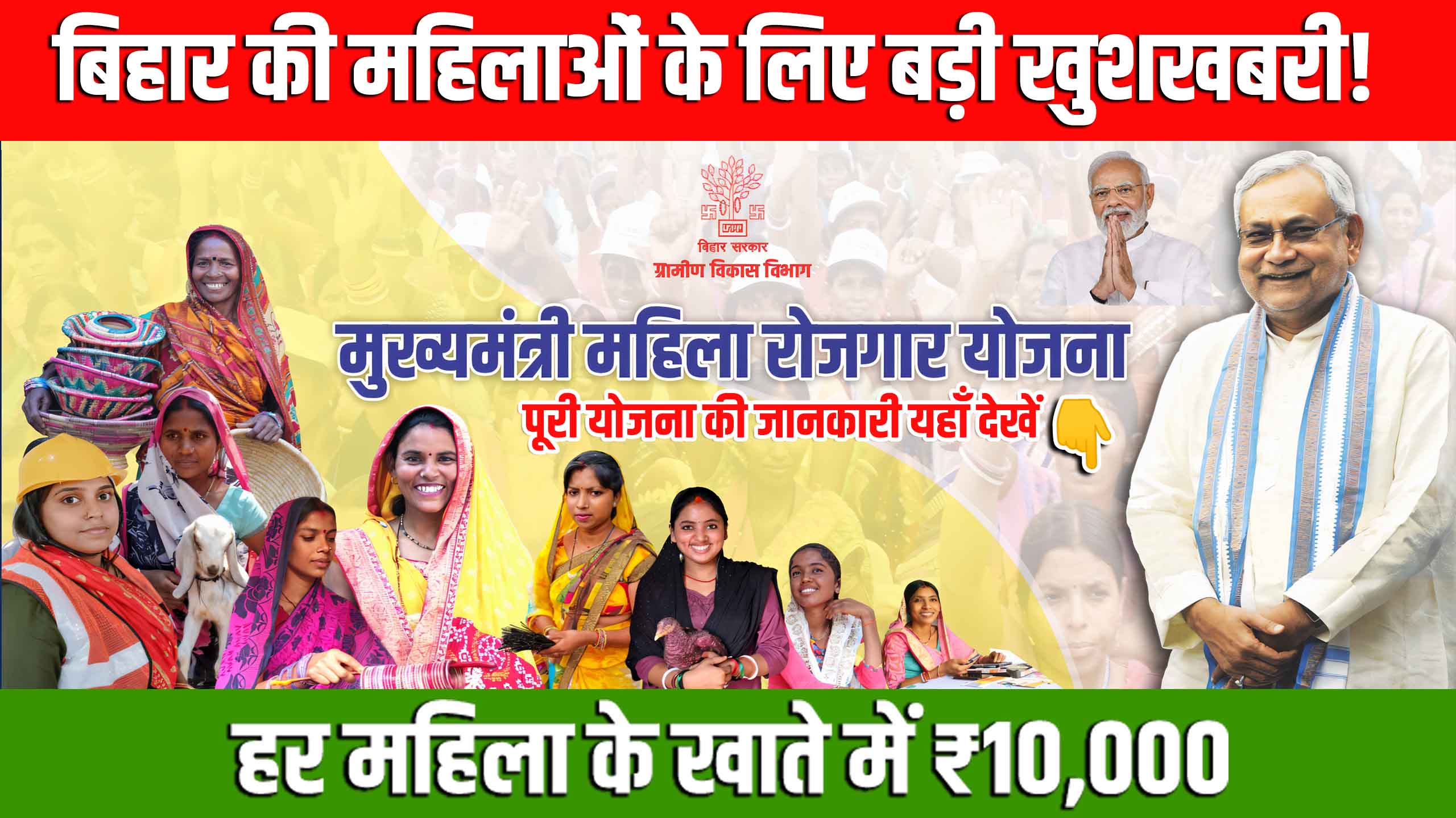 मुख्यमंत्री महिला रोजगार योजना 2025