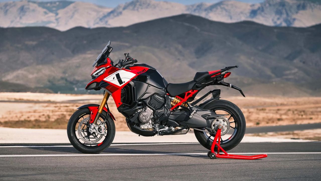 Ducati Multistrada V4 Pikes Peak Bike Engine
