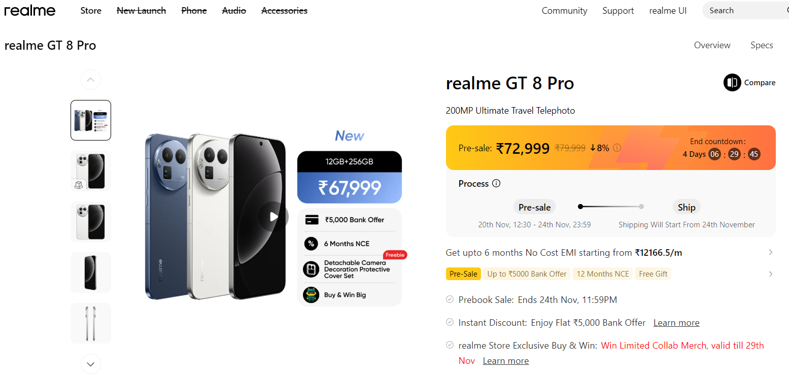 Realme GT 8 Pro Price